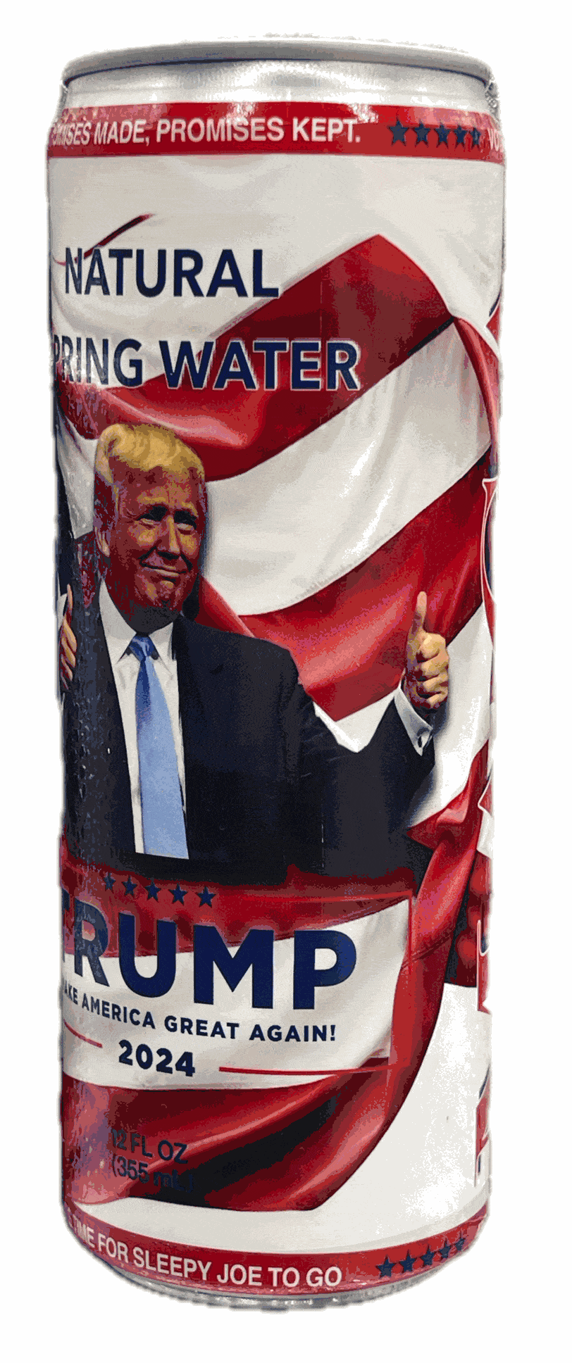 Rotating Can - Trump Water